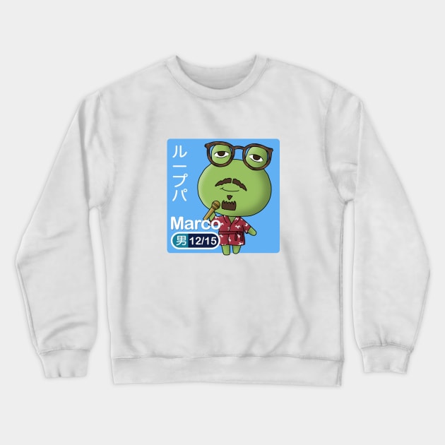 Marco Ribbitlet Crewneck Sweatshirt by Riki Prosper